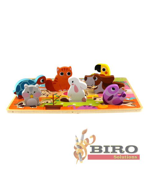 Puzzle 3D Animale